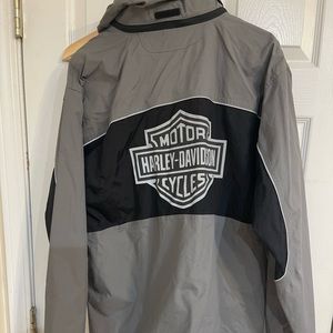 Men Harley Davidson’s 2 piece pants and jacket rain suit
